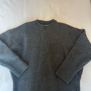 Gray Zara crewneck Sweater